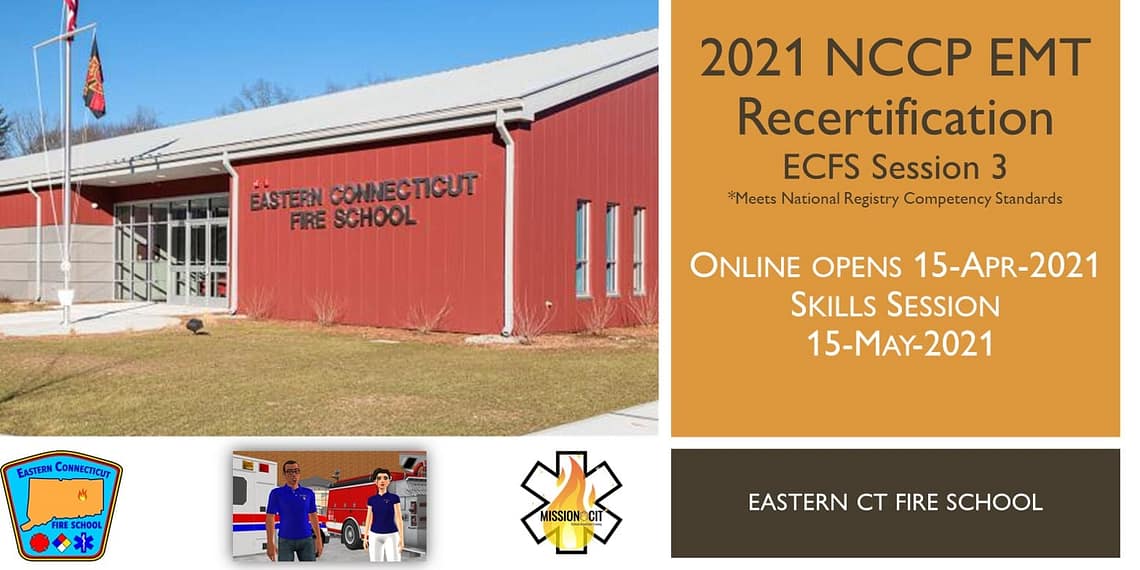 EMT NCCP Recertification Hybrid Course | ECFS | 2021 Session 2