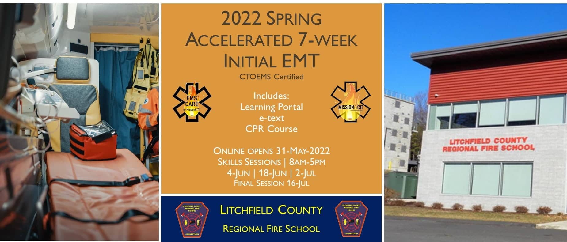 2022 Summer EMT Initial Course | ECFS 7 Week