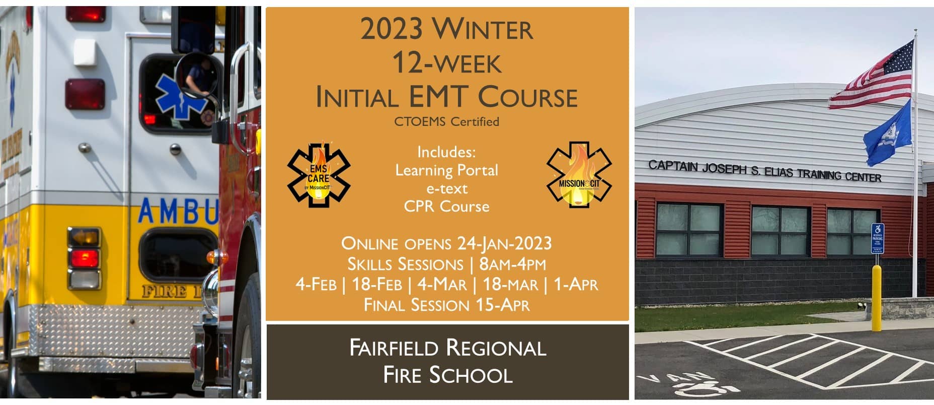 2023 Winter EMT Initial Course | FRFS 12 Week