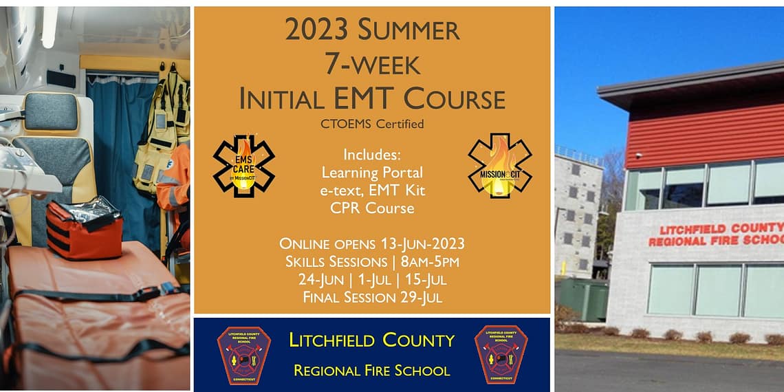 2023 Summer EMT Initial Course | LCRFS 7 Week