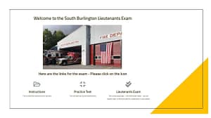 South Burlington VT Promotional Exam
