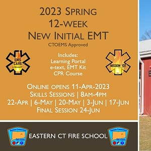 2023 Spring EMT Initial Course | ECFS 12 Week