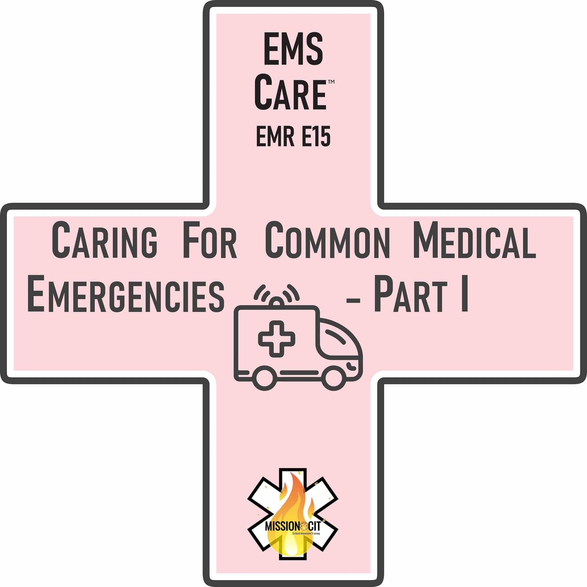 EMS Care EMR Chapter – E15 | Caring for Common Medical Emergencies – Part I