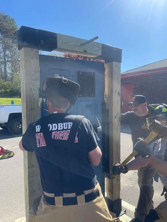 Woodbury FD Forcible Entry Training
